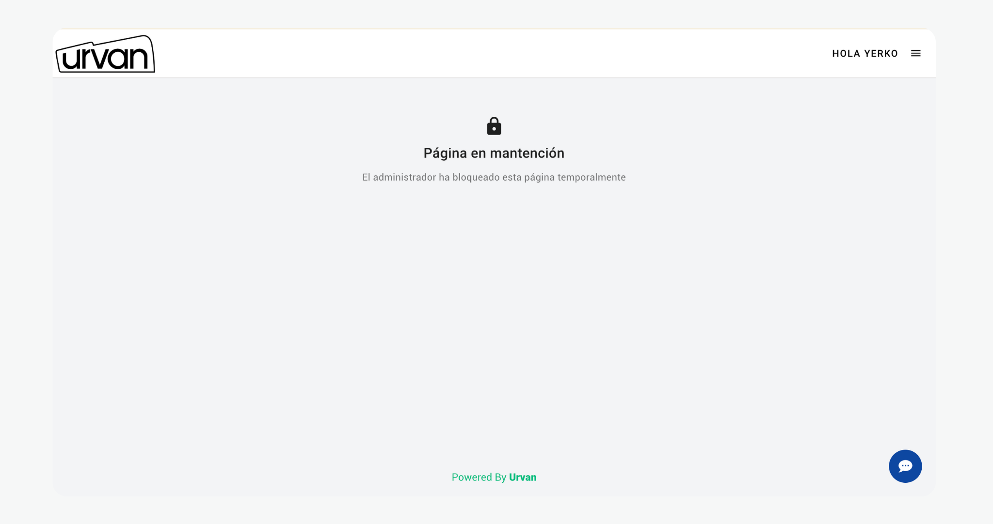 Página modo offline